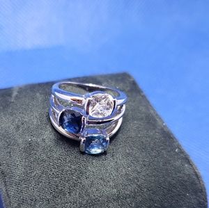 Semi Precious Sterling Silver Ring